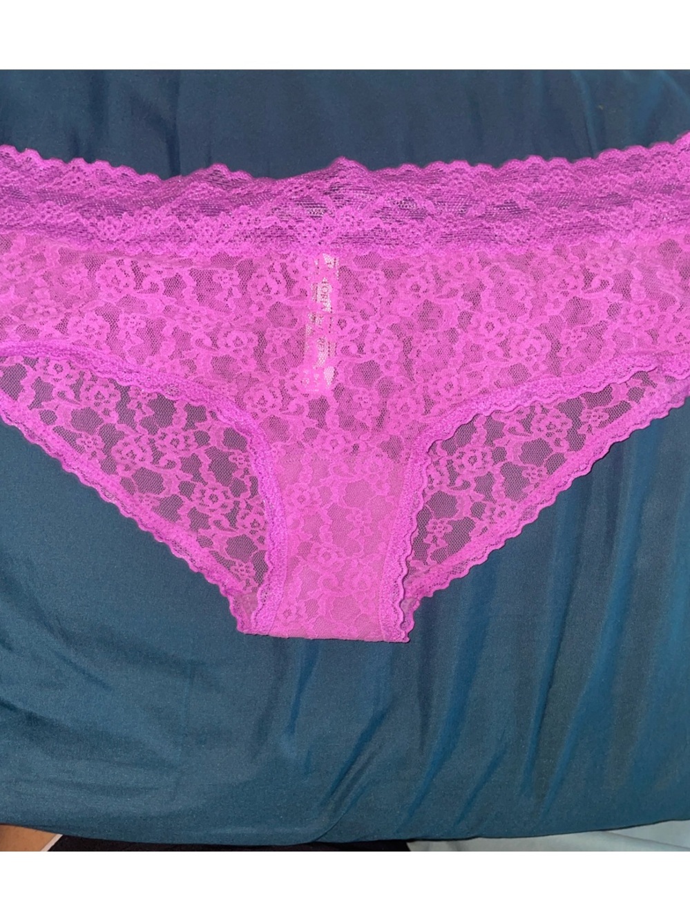 Lace Hipster Panty - well worn